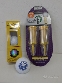Set golf Titleist NXT e Tee brush particolari