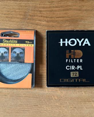 Filtro UV Starblitz + polarizzatore Hoya 72mm