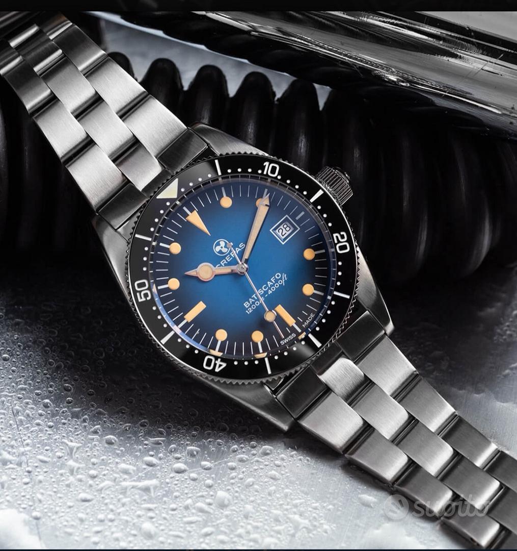 Orologio Crepas Batiscafo, Cinturini, Nuovo!!! Abbigliamento e