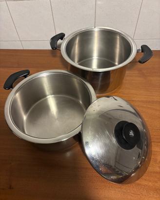 Coppia Pentole  AMC cm 28 acciaio inox 18/10