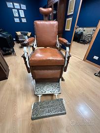 Rara sedia da barbiere koken