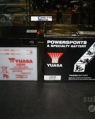 Batteria moto yuasa 53030 12 v - 30 ah