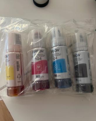 Cartucce epson 104 imballate eco tank
