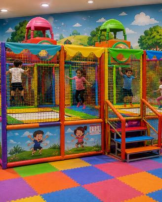 Trampolini Elastici per Sale Feste e Baby Parking