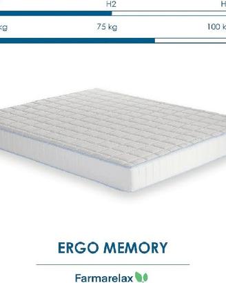 Materasso singolo ortopedico in memory 80x160x18