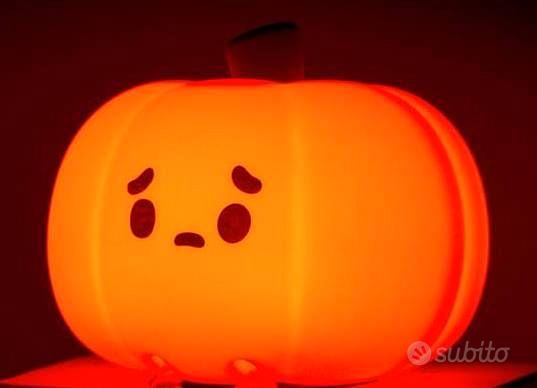 Lampada Luce Notturna Zucca Bambini in Silicone. - Tutto per i bambini In  vendita a Messina