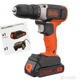 Black & Decker trapano avvitatore percussione 18v