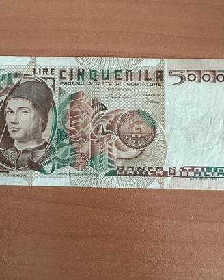 Banconota 5000 lire Antonello da Messina
