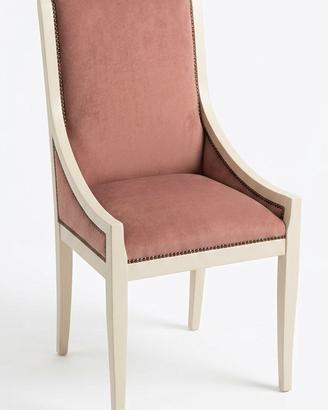 COPPIA SEDIE ELEGANTI BORCHIATE