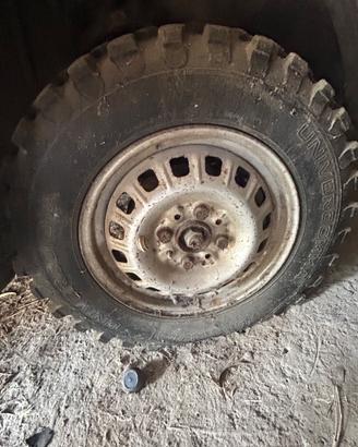 Panda cerchi con gomme mud