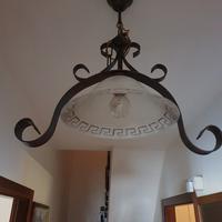 lampadario  da cucina  in ferro 