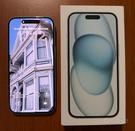 iPhone 15 128gb azzurro perfette condizioni