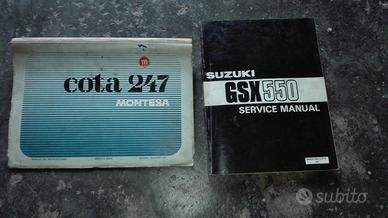 Libretto uso e manutenzione Honda cr /yamaha yz/su