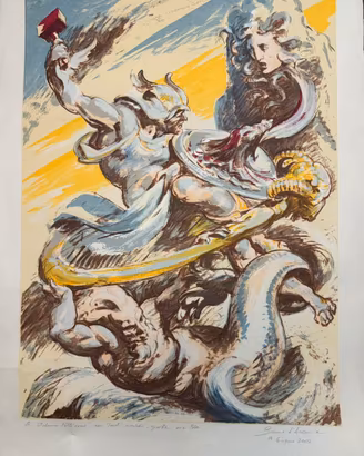 Bruno d'Arcevia -  serigrafia d’autore - 2003