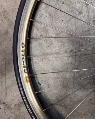 Ruote bici corsa FIR vintage + mozzi Shimano 600