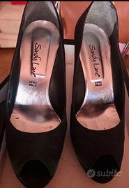 Scarpe nere tacco 10
