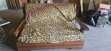 Divano letto Rustico in Legno