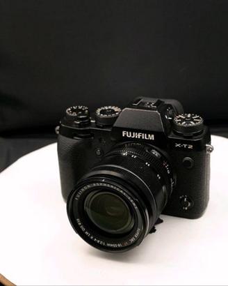 Fujifilm X-T2 con obiettivo 18-55mm 2.8-4
