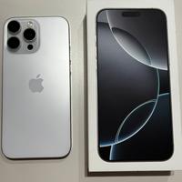 iPhone 16 pro max 256gb white con AppleCare+