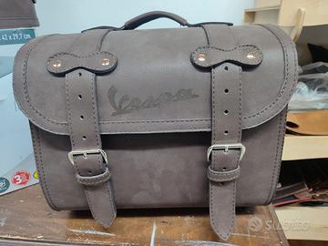Bauletto borsone borsa pelle Vespa lambretta mar