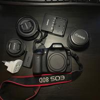 Canon 80d kit fotografico (40.000 scatti)