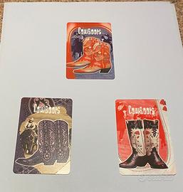 Schede telefoniche serie Cowboots