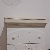 armadietto e cassettiera con vaschetta x bagnetto