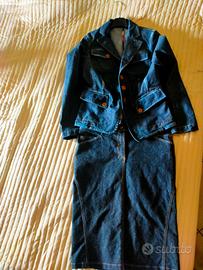 completo jeans elasticizzato