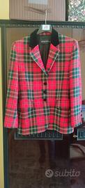 Giacca donna scozzese taglia 40