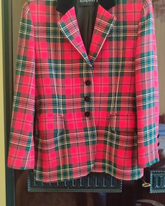 Giacca donna scozzese taglia 40