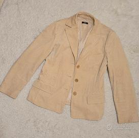 Giacca Hugo Boss di Velluto Nuova colore beige
