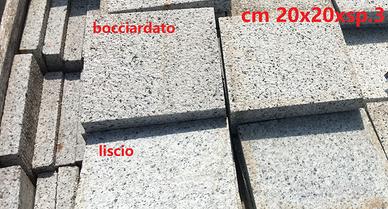piastrelle granito bocciardata