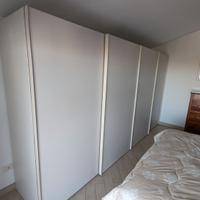 Armadio per mansarde H190cm, L363cm,P60cm