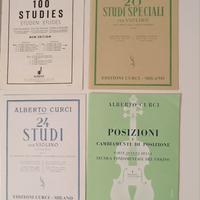 Libri didattica del violino Curci