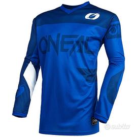 Maglia Motocross MX O'Neal Element Racewear Blu