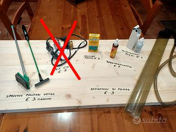 Accessori vari per allestimento acquario