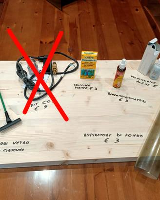 Accessori vari per allestimento acquario