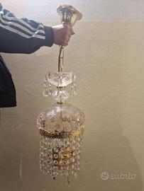 lampadario in cristallo 