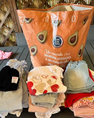 Stock Vestiti per bambina 6-9 mesi