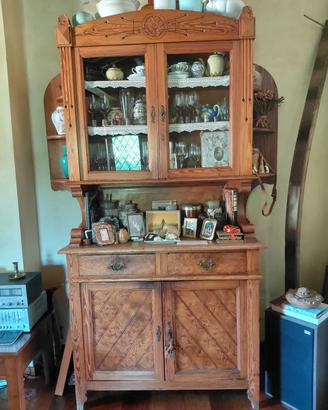 CREDENZA PIATTAIA IN LARICE FINE 800