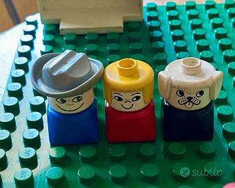 3 personaggi Lego Duplo anni ‘70