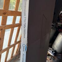 Box doccia Lacus cristallo profilo cromato