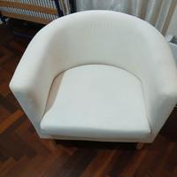 Poltroncine basse in stoffa