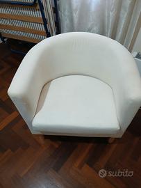 Poltroncine basse in stoffa