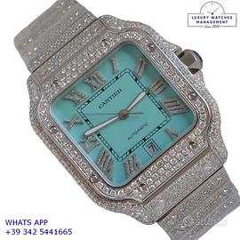 CARTIER Santos Large De Cartier Custom iced 2026