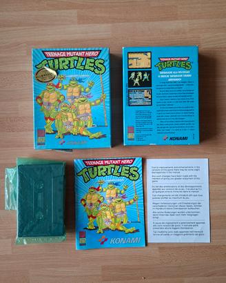 Teenage Mutant Hero Turtles Commodore 64 completo 