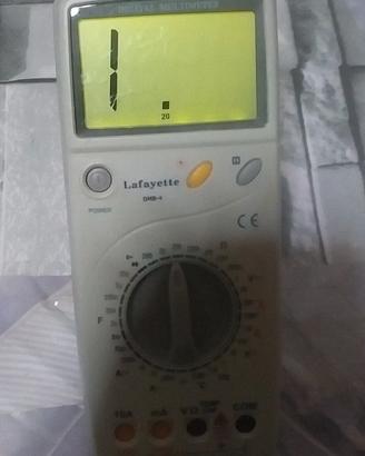 MULTIMETRO DIGITALE TESTER - LAFAYETTE - DIGITAL M