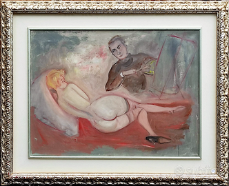 Giovanni STRADONE olio su tela cm 60x80 STORICO