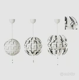 2 lampadari a sfera ikea
