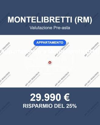Immobile in asta di 42 m² a Montelibretti